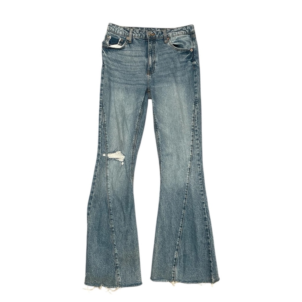 Forever 21 Flare Slim Fit Jeans